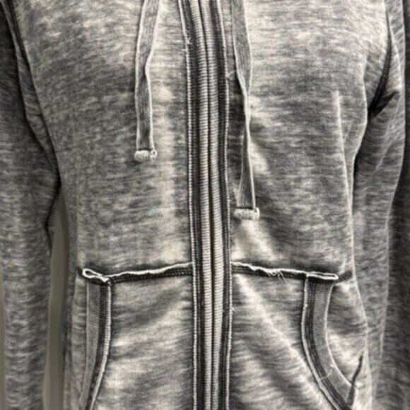 ZEN J. America women's Medium Hoodie Fleece Full-Zip Hooded Sweatshirt - Picture 6 of 7